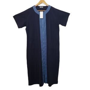 Ekouaer Long Housecoat Robe Womens Large Blue Bathrobe Large Lightweight NWT